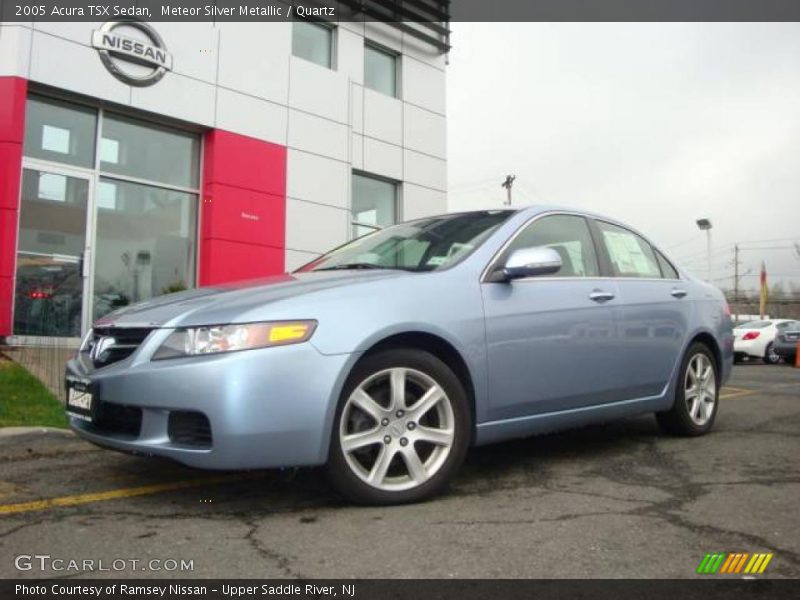 Meteor Silver Metallic / Quartz 2005 Acura TSX Sedan