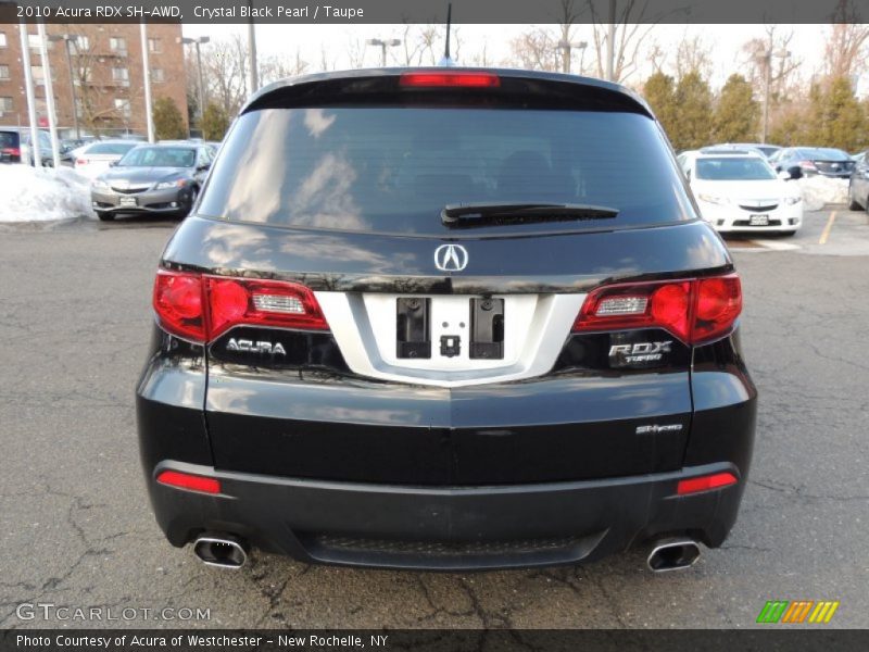 Crystal Black Pearl / Taupe 2010 Acura RDX SH-AWD