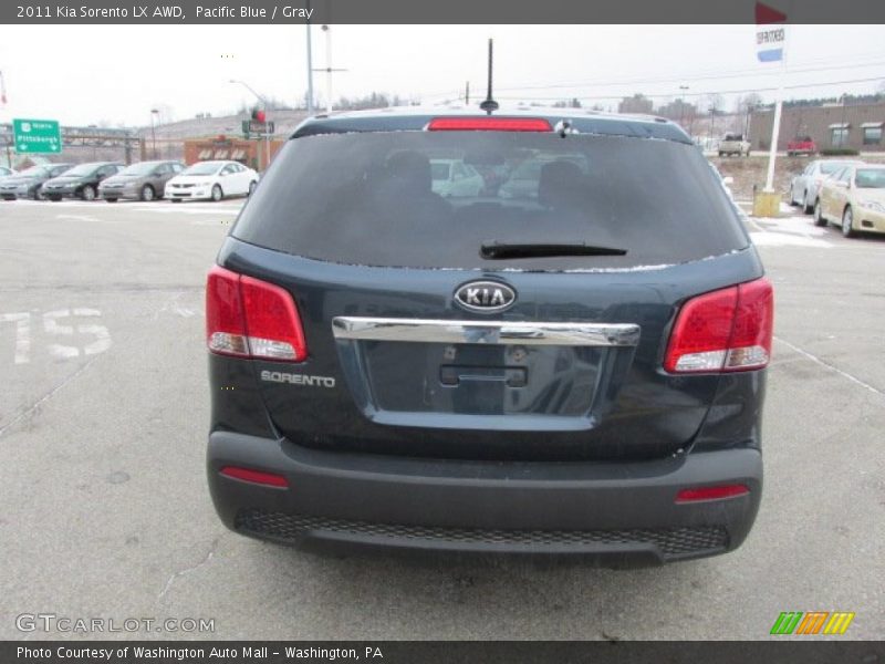 Pacific Blue / Gray 2011 Kia Sorento LX AWD