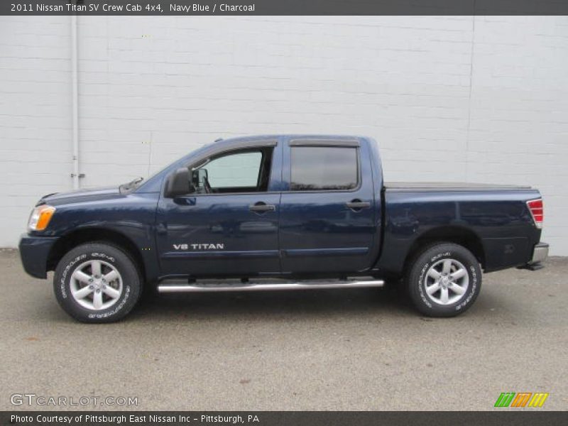 Navy Blue / Charcoal 2011 Nissan Titan SV Crew Cab 4x4