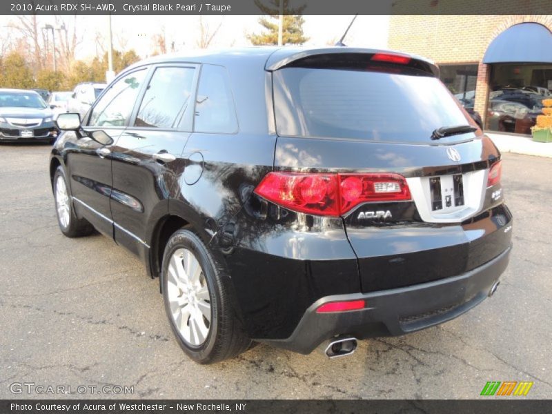 Crystal Black Pearl / Taupe 2010 Acura RDX SH-AWD