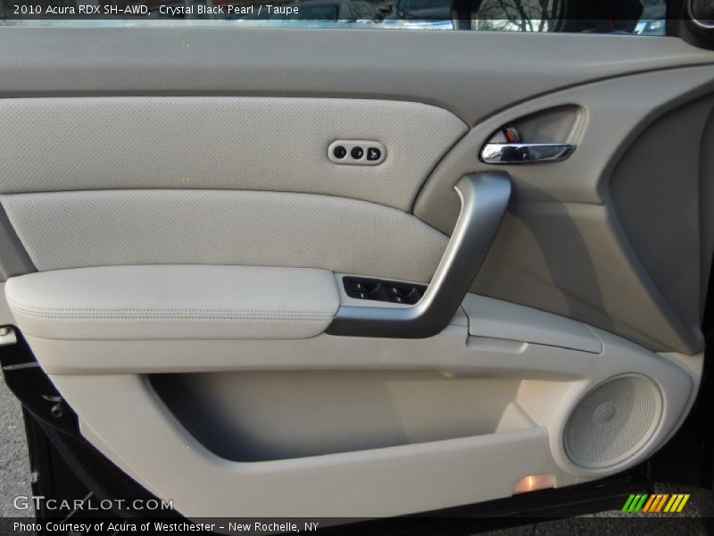 Crystal Black Pearl / Taupe 2010 Acura RDX SH-AWD