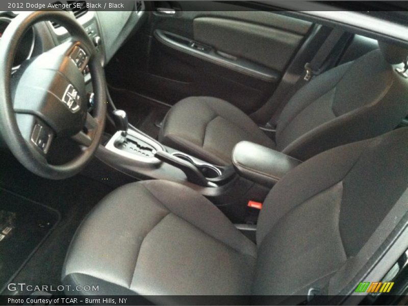 Black / Black 2012 Dodge Avenger SE
