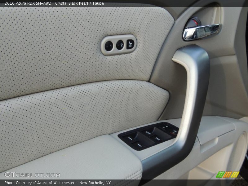 Crystal Black Pearl / Taupe 2010 Acura RDX SH-AWD