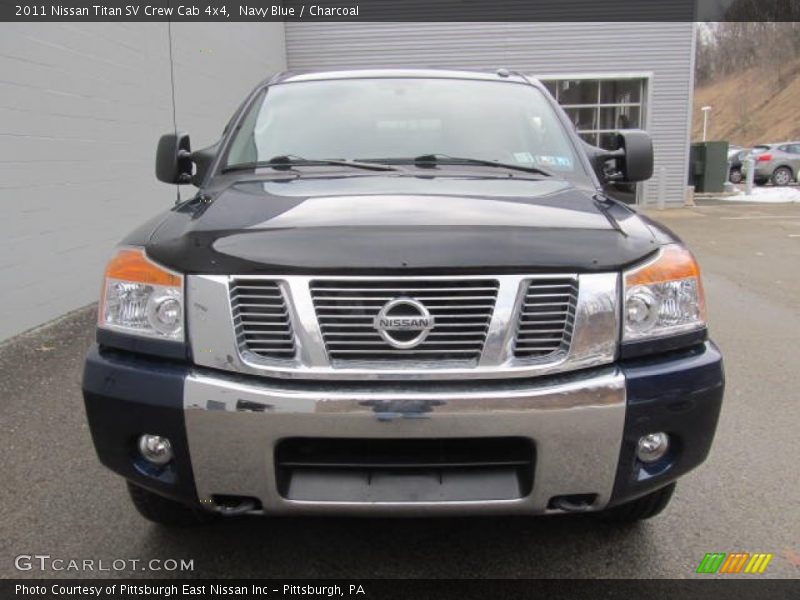 Navy Blue / Charcoal 2011 Nissan Titan SV Crew Cab 4x4