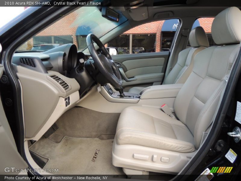 Crystal Black Pearl / Taupe 2010 Acura RDX SH-AWD