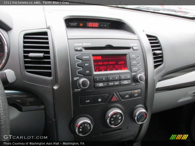 Pacific Blue / Gray 2011 Kia Sorento LX AWD