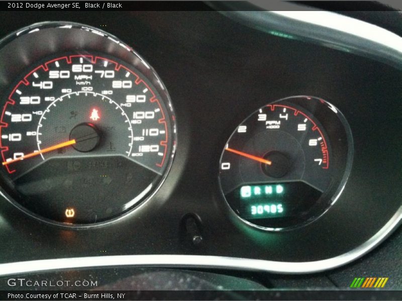 Black / Black 2012 Dodge Avenger SE