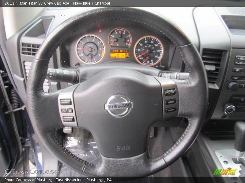 Navy Blue / Charcoal 2011 Nissan Titan SV Crew Cab 4x4