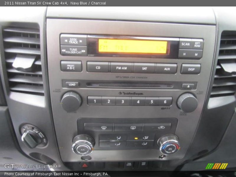 Navy Blue / Charcoal 2011 Nissan Titan SV Crew Cab 4x4