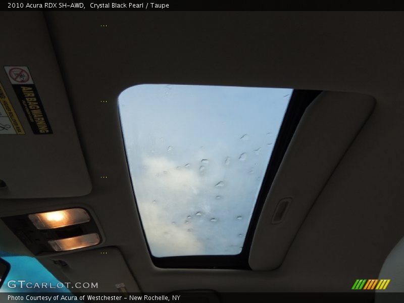 Crystal Black Pearl / Taupe 2010 Acura RDX SH-AWD