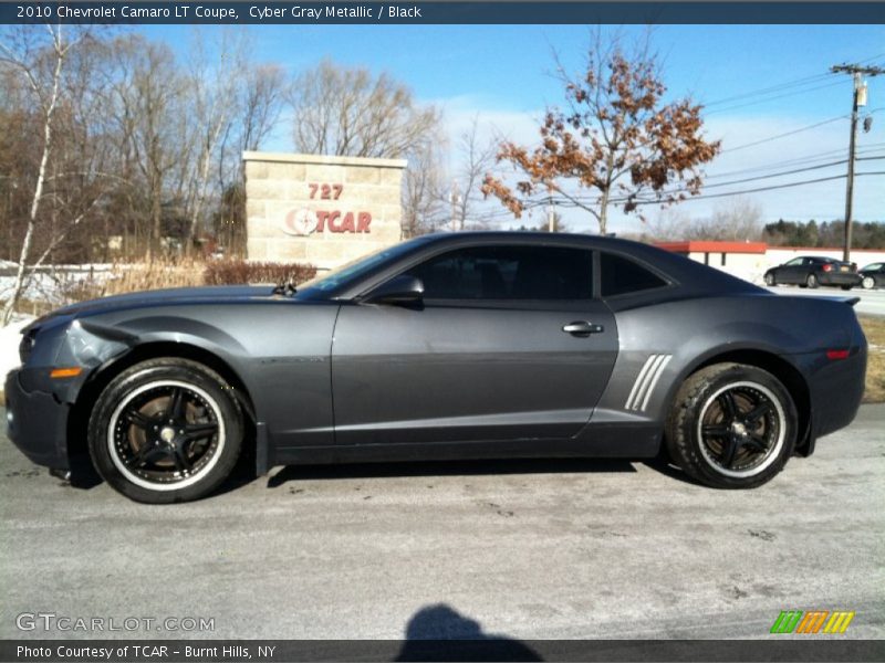 Cyber Gray Metallic / Black 2010 Chevrolet Camaro LT Coupe