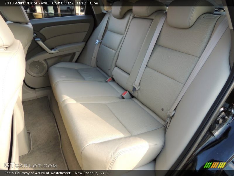 Rear Seat of 2010 RDX SH-AWD