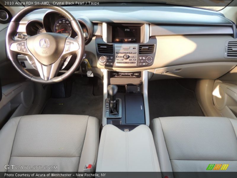 Crystal Black Pearl / Taupe 2010 Acura RDX SH-AWD