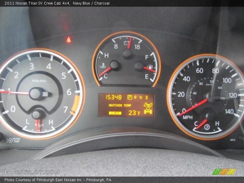 Navy Blue / Charcoal 2011 Nissan Titan SV Crew Cab 4x4