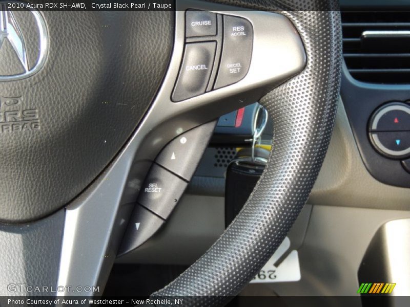 Controls of 2010 RDX SH-AWD