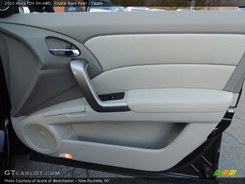 Crystal Black Pearl / Taupe 2010 Acura RDX SH-AWD