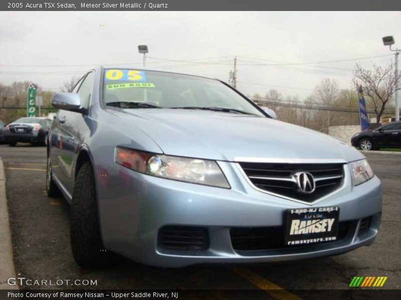 Meteor Silver Metallic / Quartz 2005 Acura TSX Sedan