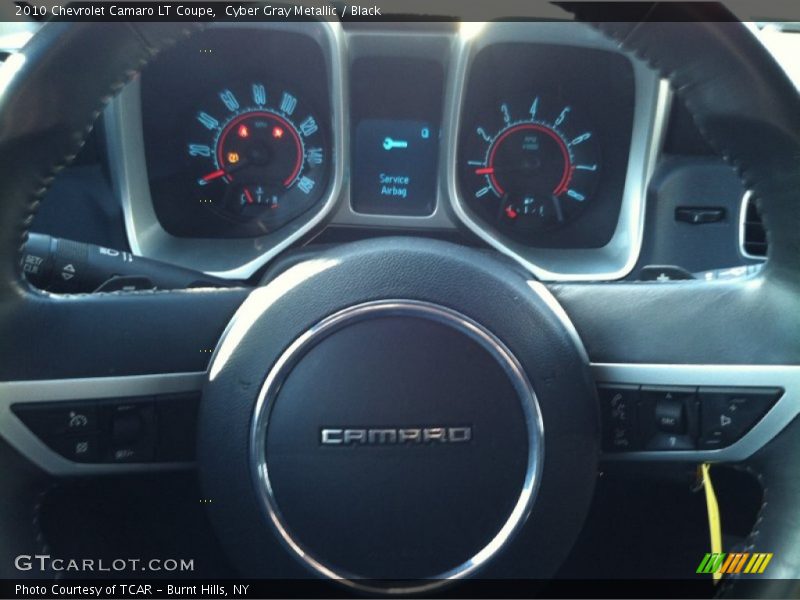Cyber Gray Metallic / Black 2010 Chevrolet Camaro LT Coupe