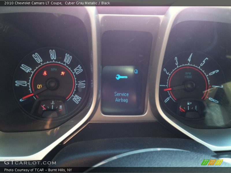 Cyber Gray Metallic / Black 2010 Chevrolet Camaro LT Coupe