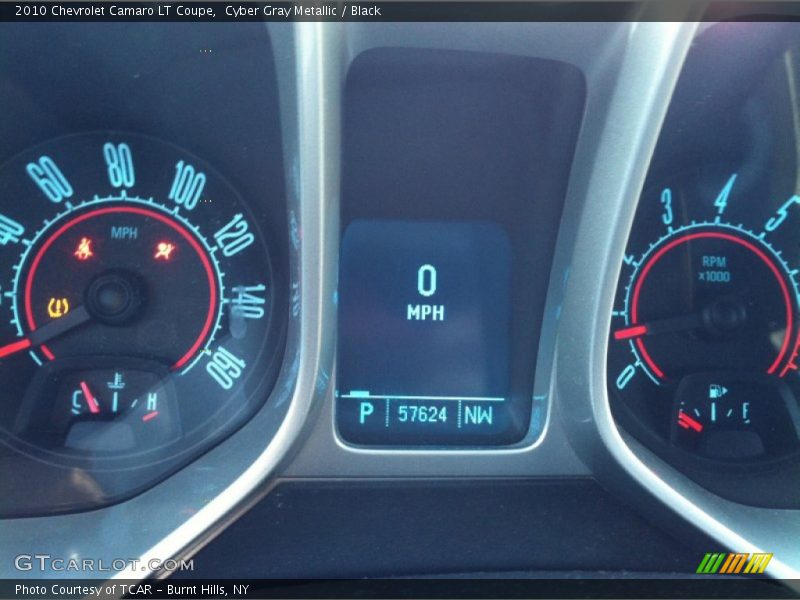 Cyber Gray Metallic / Black 2010 Chevrolet Camaro LT Coupe
