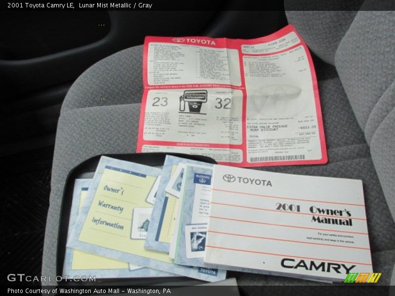 Lunar Mist Metallic / Gray 2001 Toyota Camry LE
