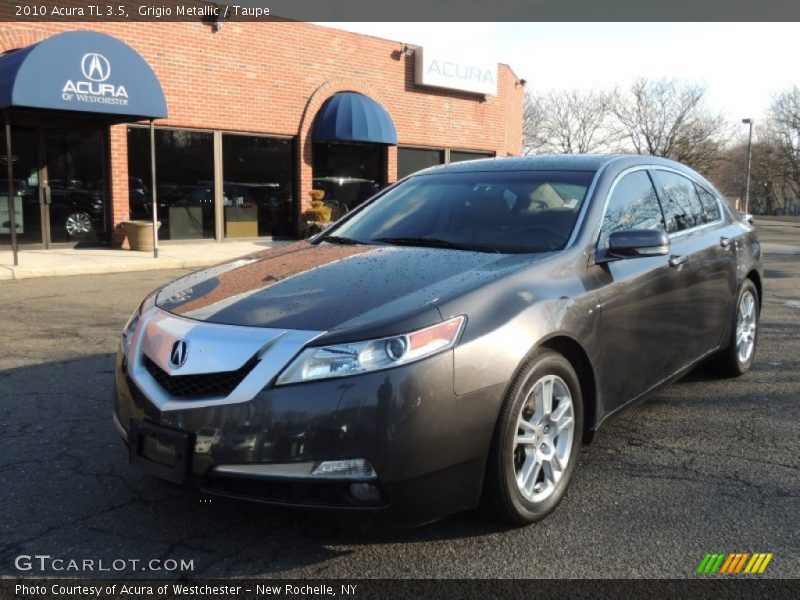 Grigio Metallic / Taupe 2010 Acura TL 3.5