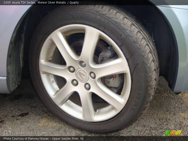 Meteor Silver Metallic / Quartz 2005 Acura TSX Sedan