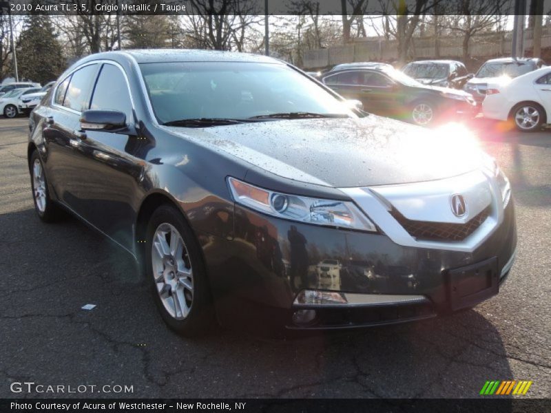 Grigio Metallic / Taupe 2010 Acura TL 3.5