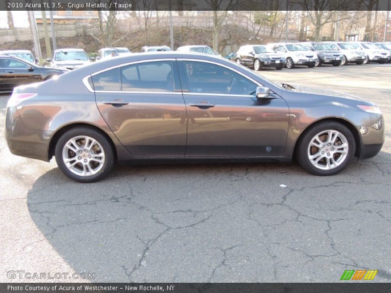 Grigio Metallic / Taupe 2010 Acura TL 3.5
