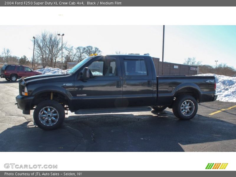 Black / Medium Flint 2004 Ford F250 Super Duty XL Crew Cab 4x4