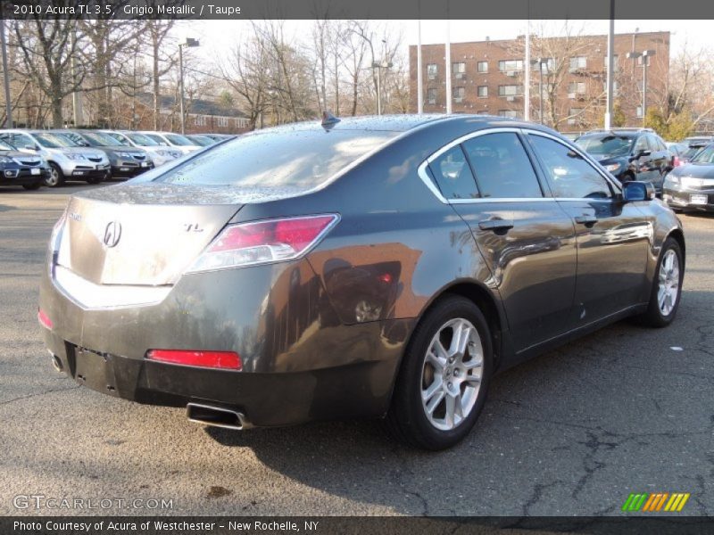 Grigio Metallic / Taupe 2010 Acura TL 3.5