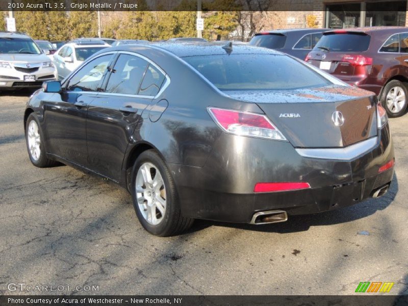 Grigio Metallic / Taupe 2010 Acura TL 3.5