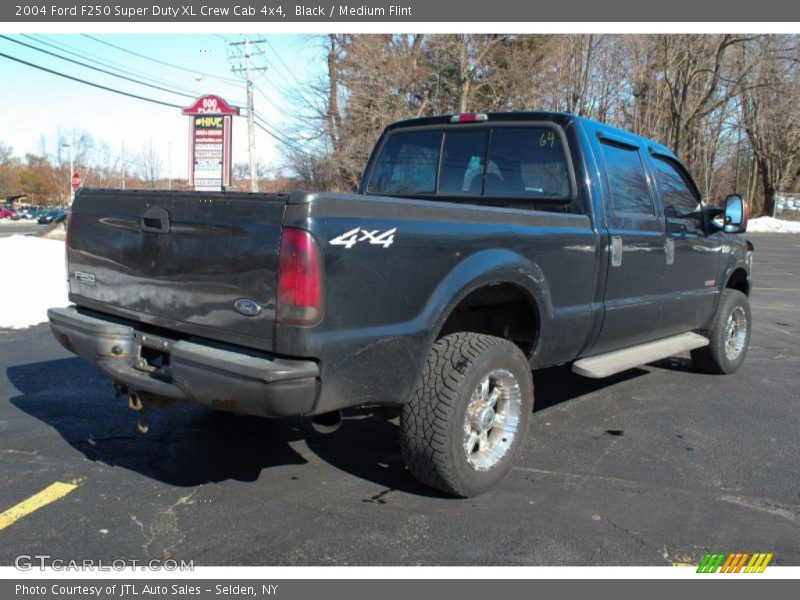 Black / Medium Flint 2004 Ford F250 Super Duty XL Crew Cab 4x4