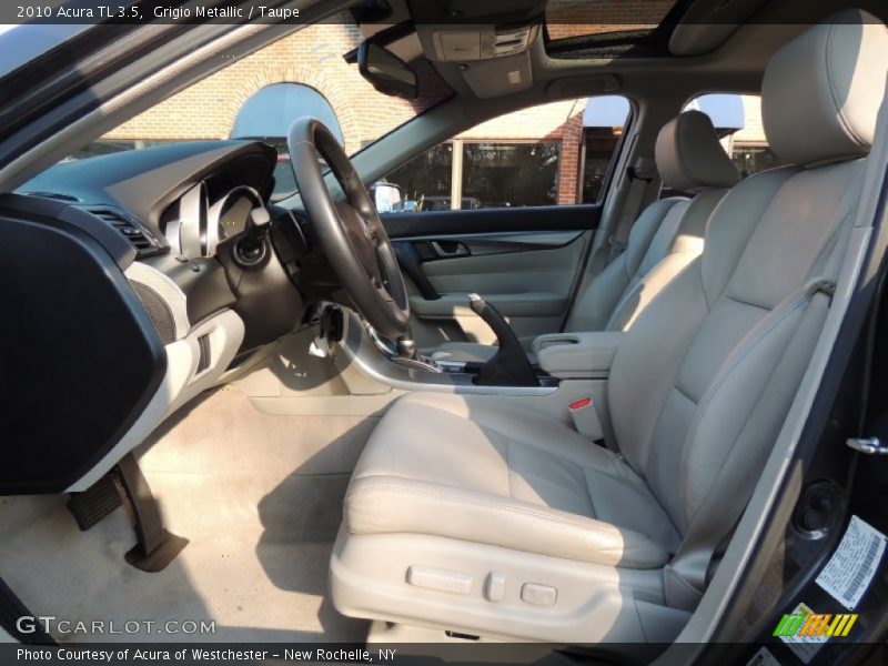 Grigio Metallic / Taupe 2010 Acura TL 3.5