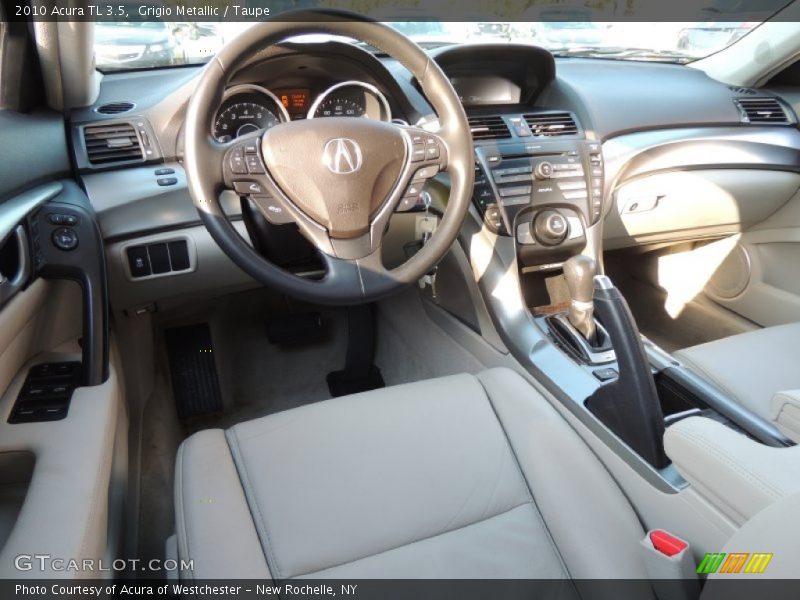 Grigio Metallic / Taupe 2010 Acura TL 3.5