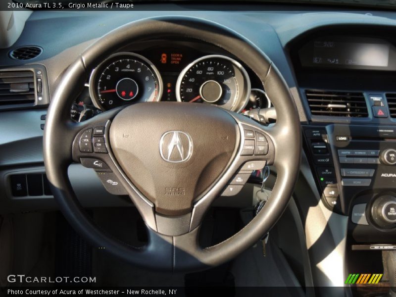 Grigio Metallic / Taupe 2010 Acura TL 3.5