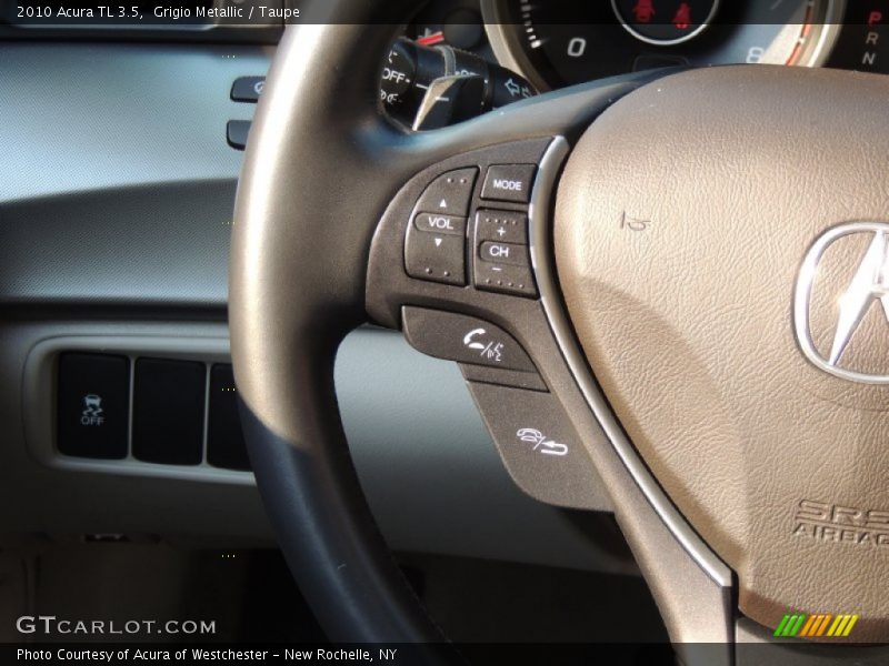 Grigio Metallic / Taupe 2010 Acura TL 3.5