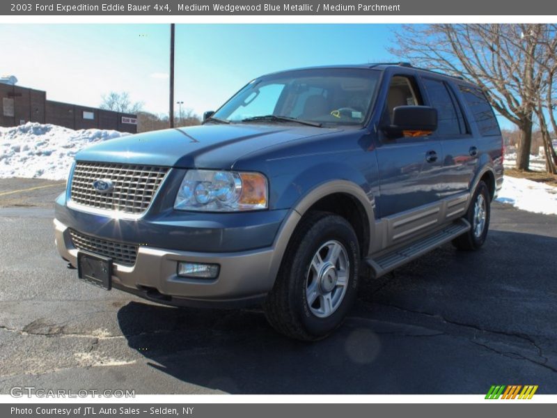 Medium Wedgewood Blue Metallic / Medium Parchment 2003 Ford Expedition Eddie Bauer 4x4