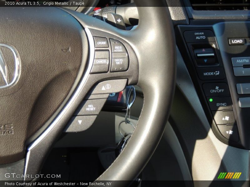 Grigio Metallic / Taupe 2010 Acura TL 3.5