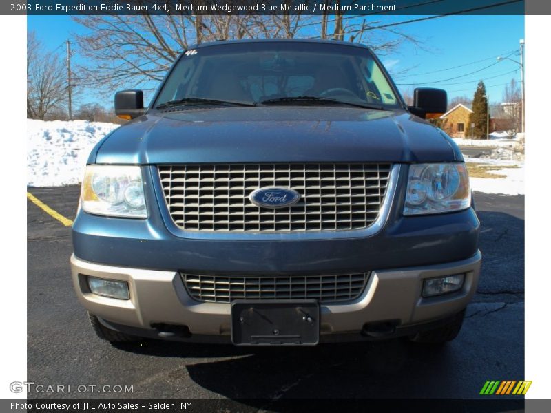 Medium Wedgewood Blue Metallic / Medium Parchment 2003 Ford Expedition Eddie Bauer 4x4