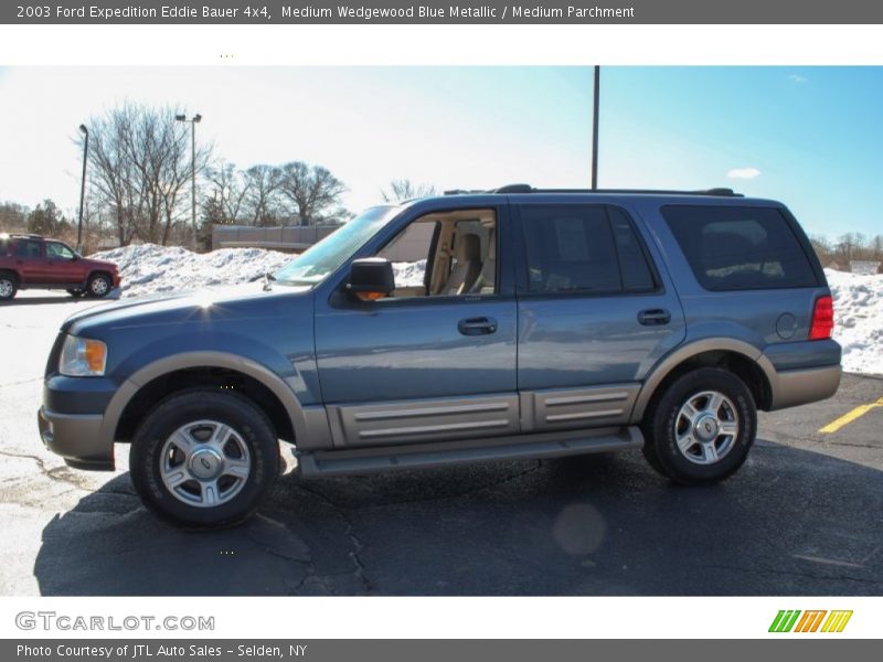 Medium Wedgewood Blue Metallic / Medium Parchment 2003 Ford Expedition Eddie Bauer 4x4