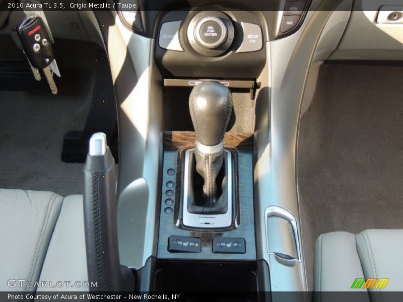 Grigio Metallic / Taupe 2010 Acura TL 3.5