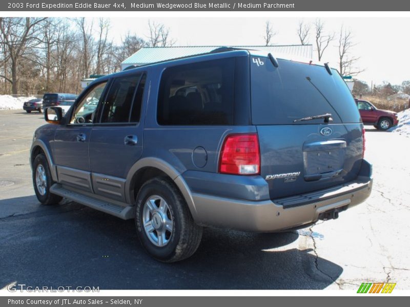 Medium Wedgewood Blue Metallic / Medium Parchment 2003 Ford Expedition Eddie Bauer 4x4