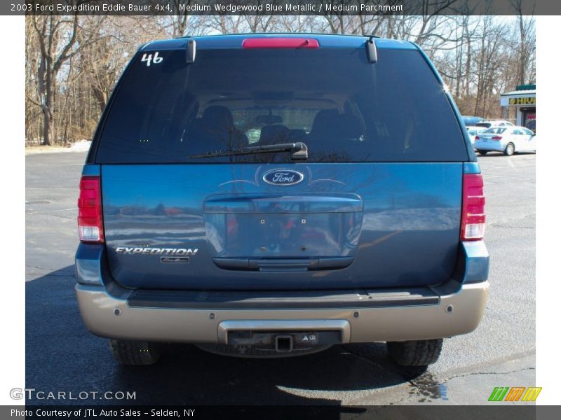 Medium Wedgewood Blue Metallic / Medium Parchment 2003 Ford Expedition Eddie Bauer 4x4