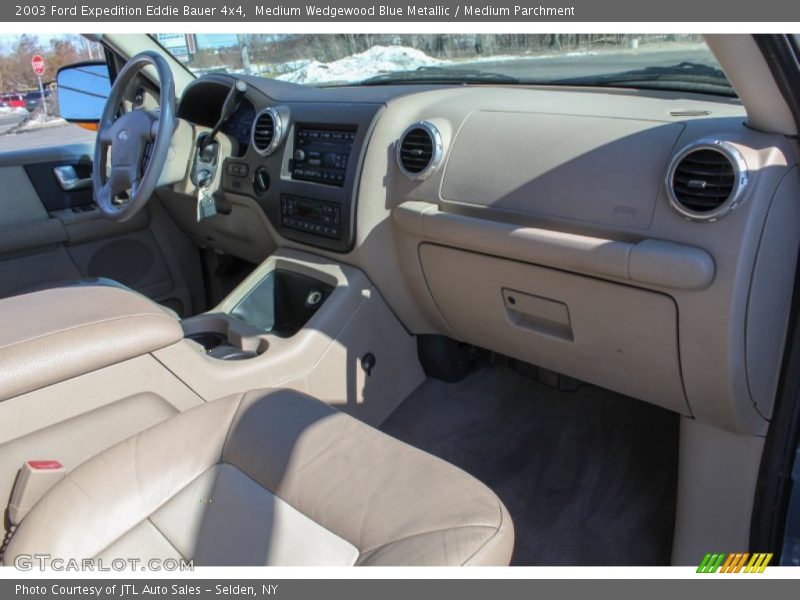 Medium Wedgewood Blue Metallic / Medium Parchment 2003 Ford Expedition Eddie Bauer 4x4