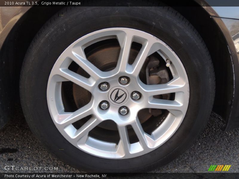 Grigio Metallic / Taupe 2010 Acura TL 3.5