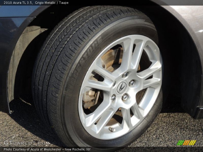 Grigio Metallic / Taupe 2010 Acura TL 3.5