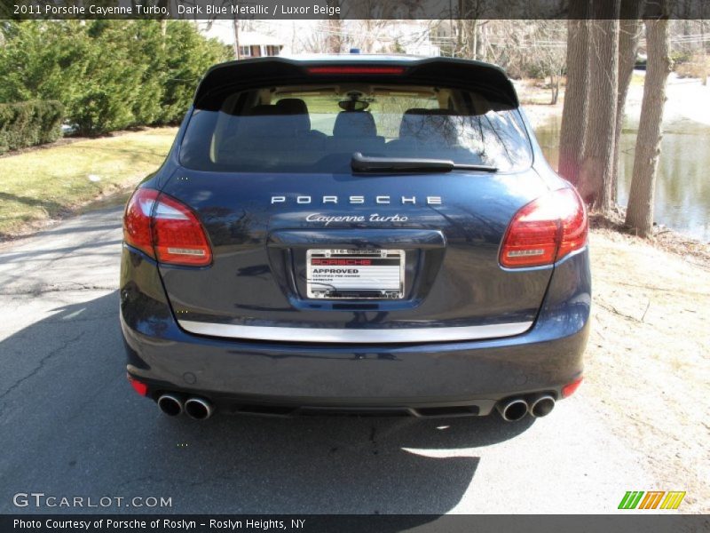 Dark Blue Metallic / Luxor Beige 2011 Porsche Cayenne Turbo