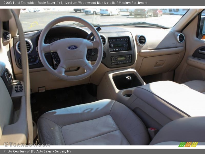 Medium Wedgewood Blue Metallic / Medium Parchment 2003 Ford Expedition Eddie Bauer 4x4
